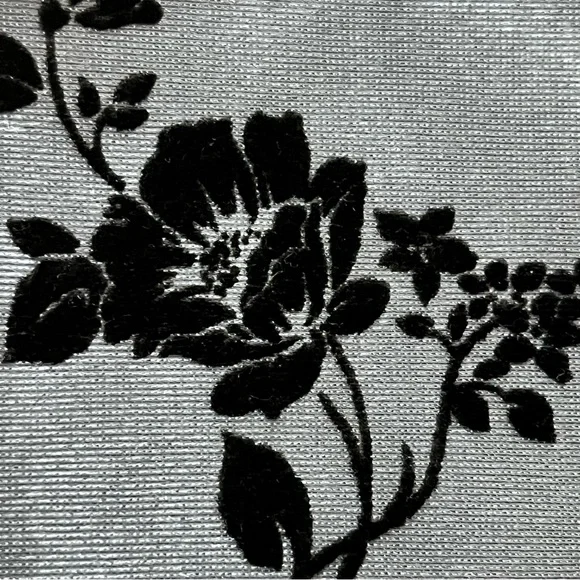 Cider Blue Lace Trim Cropped Camisole Top Velvet Floral Grunge Punk Moto XL - Picture 7 of 8